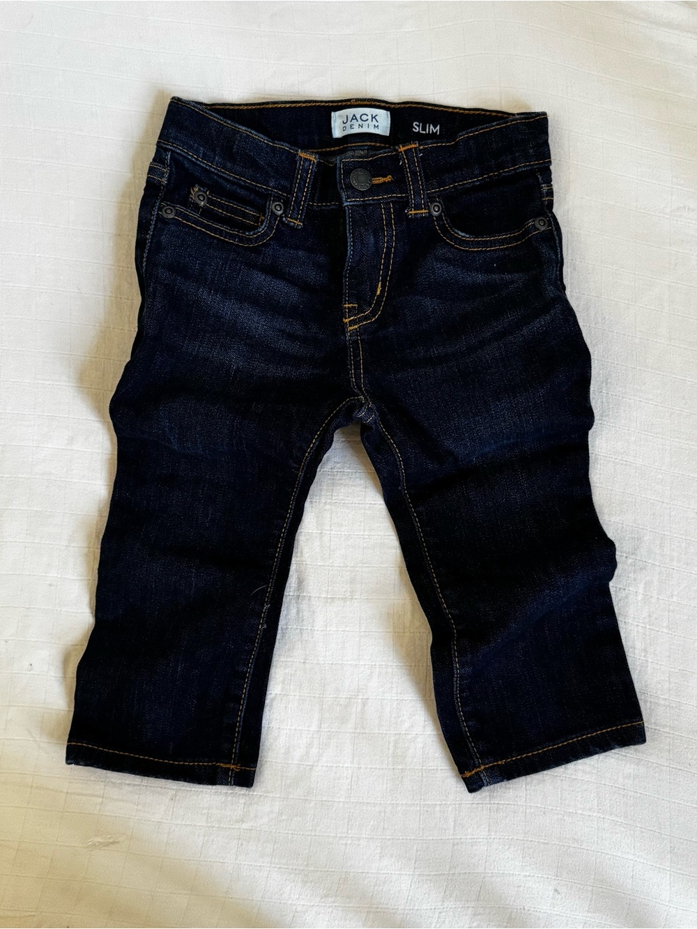 Janie and Jack Dark Indigo Slim Kids Jeans